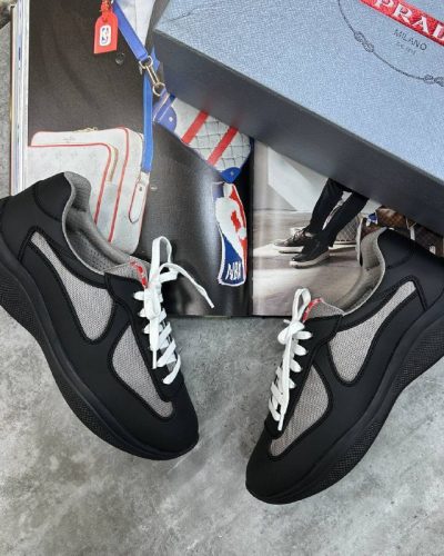 Prada America’s Cup Soft Rubber Designer Trainers for Men