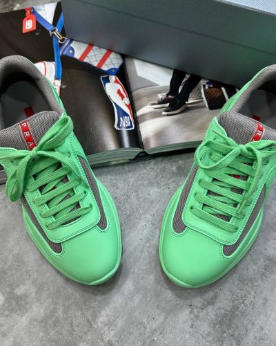 Prada America’s Cup Soft Rubber Replica Trainers – Green2 Prada America’s Cup Soft Rubber Replica Trainers – Green