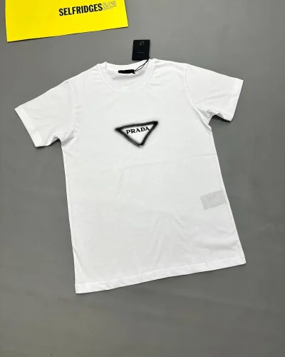 Prada Cotton Jersey Super Clone Quality T-Shirt for Men