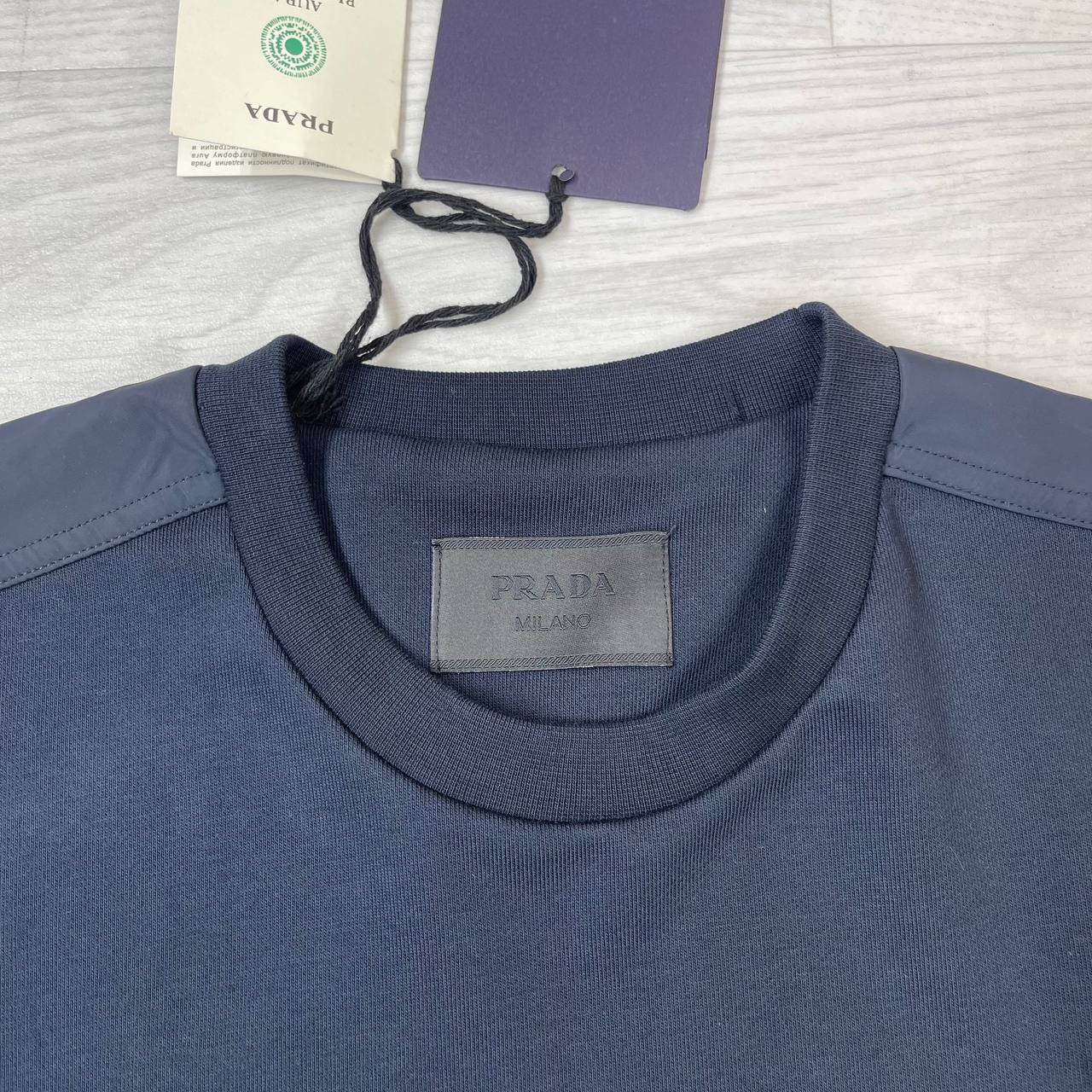 Prada Grip Crew-Neck Replica Jumper with Arm Pocket for Men – 2 Colours - Image 4
