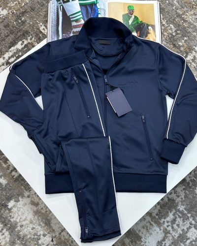 Prada Logo Technical 1:1 Mirror Quality Tracksuit for Men – 2 Colours
