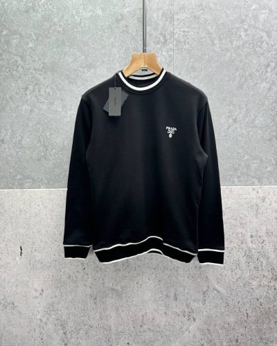 Prada Milano Crest Ribbed 1:1 Replica Jumper for Men – 2 Colours
