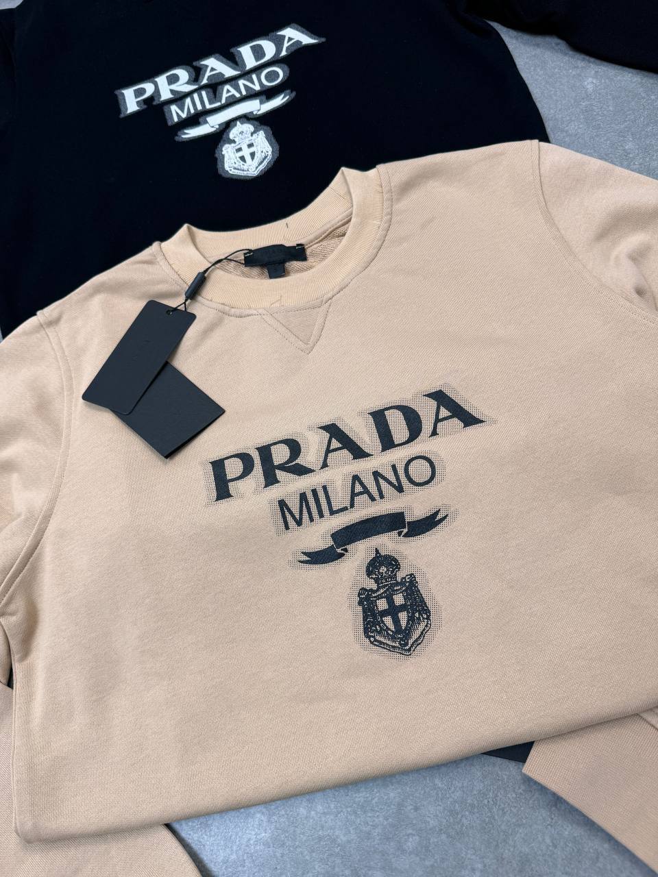 Prada Milano Intarsia Cashmere Clone Quality Jumper for Men – 2 Colours