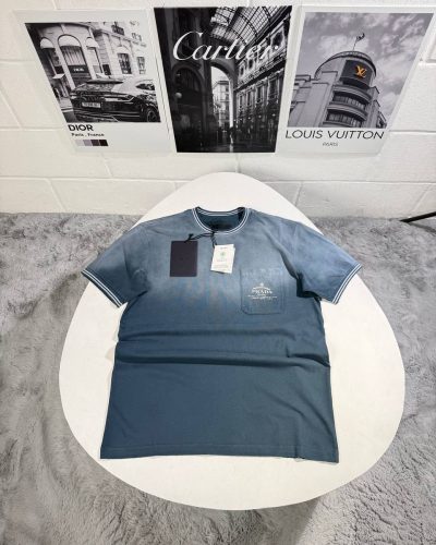 Prada Old-Effect Ombré 1:1 Mirror Quality T-Shirt – 2 Colours