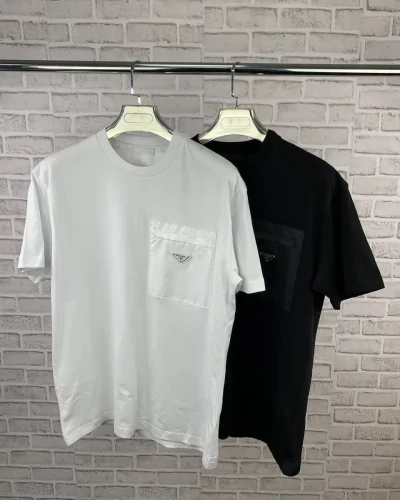 Prada Pocket Luxury Replica T-Shirt for Men – Short Sleeves