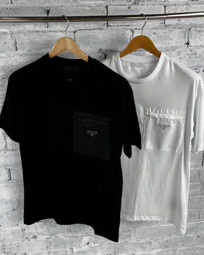 Prada Re-Nylon & Jersey Reps AAA Quality T-Shirt