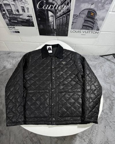 Prada Re-Nylon Quilted Replica Jacket for Men – 2 Colours