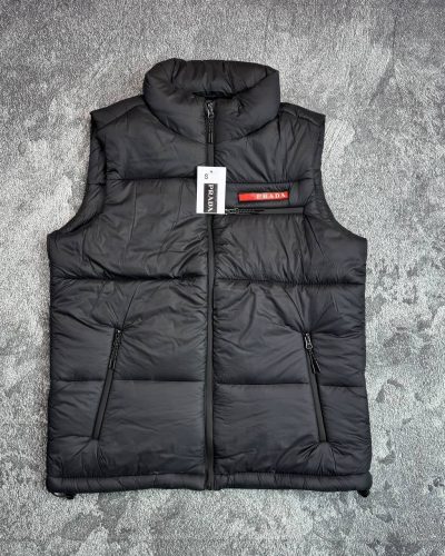 Prada Sport Nylon Puffer 1:1 Mirror Quality Bodywarmer for Men – 2 Colours