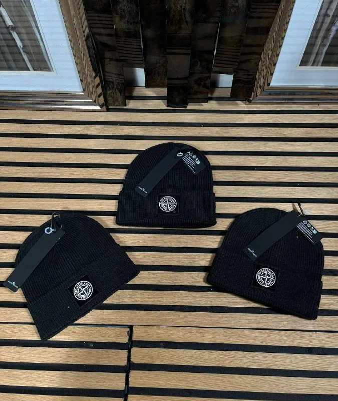 Stone Island Compass Patch Replica Beanie