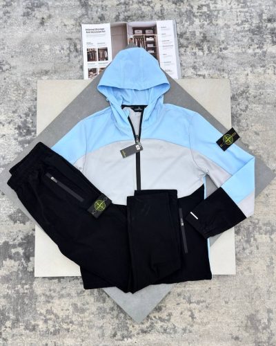 Stone Island Men’s Three-Tone Super Clone Quality Tracksuit