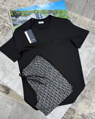 Christian Dior CD T-Shirt & Shorts Set – Multiple Colours