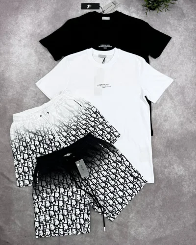Men's Logo T-Shirt and Shorts Set