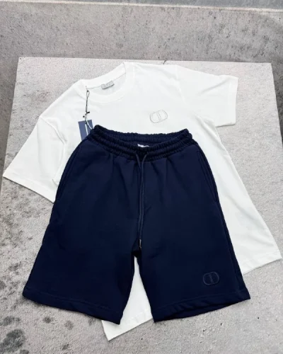 Men's CD Icon T-Shirt and Sweat Shorts Set