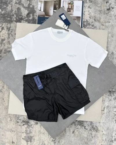 Christian Dior Couture T-Shirt & Shorts Set – Multiple Colours Christian Dior Couture T-Shirt & Shorts Set – Multiple Colours