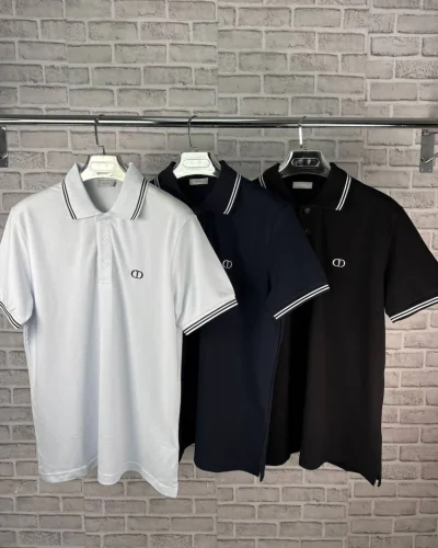 Explore the men's bee detail polo shirt, available in multiple colours with distinctive decorative styling. A versatile addition to casual and smart-casual wardrobes.