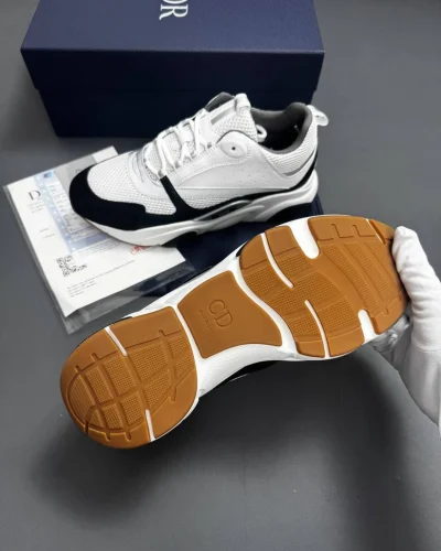 Black and White B22 Style Men's Trainers