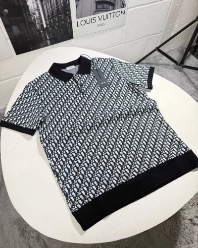 Men's Cotton Oblique Polo Shirt