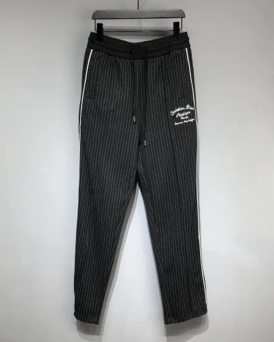 Black & White Stripe Athletic Joggers
