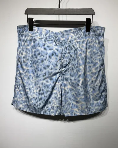 Blue Floral Summer Shorts – Skirt-Inspired Design