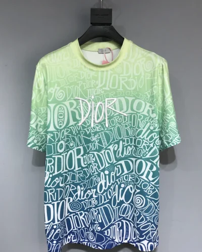 BAPE Ombré Camo Green-Blue Gradient T-Shirt