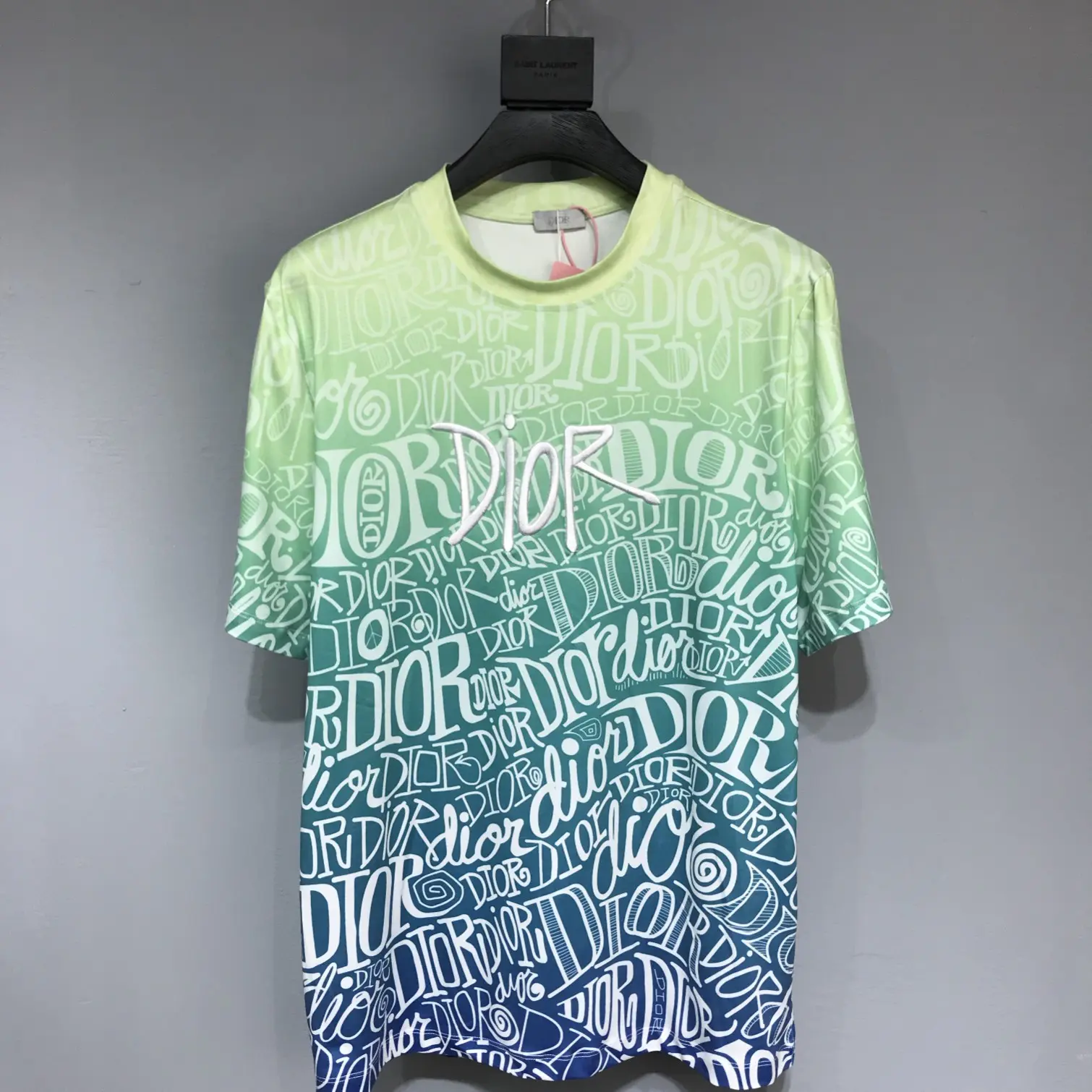 BAPE Ombré Camo Green-Blue Gradient T-Shirt