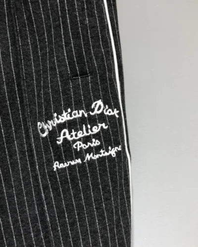 Black & White Stripe Athletic Joggers