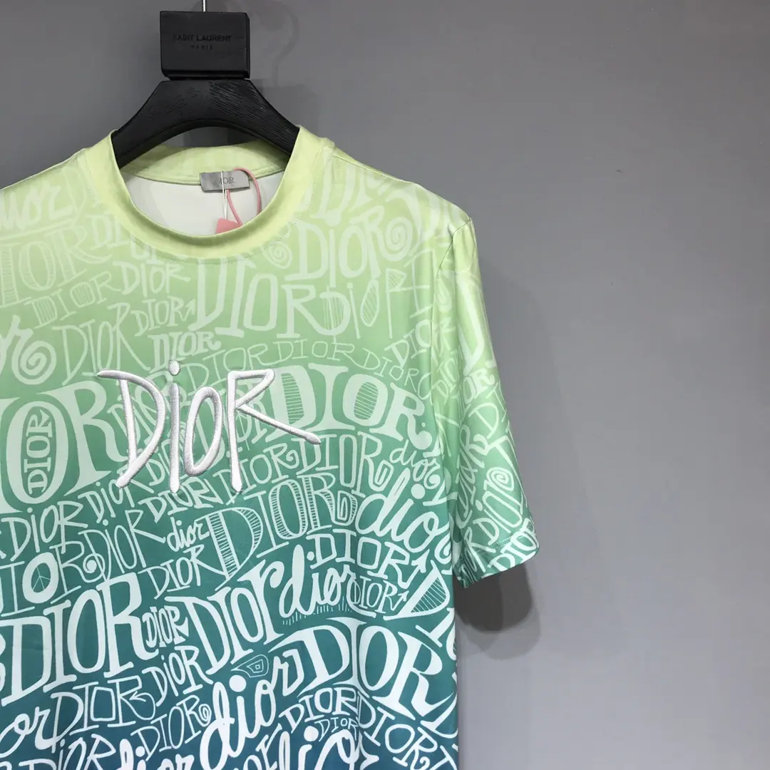 BAPE Ombré Camo Green-Blue Gradient T-Shirt