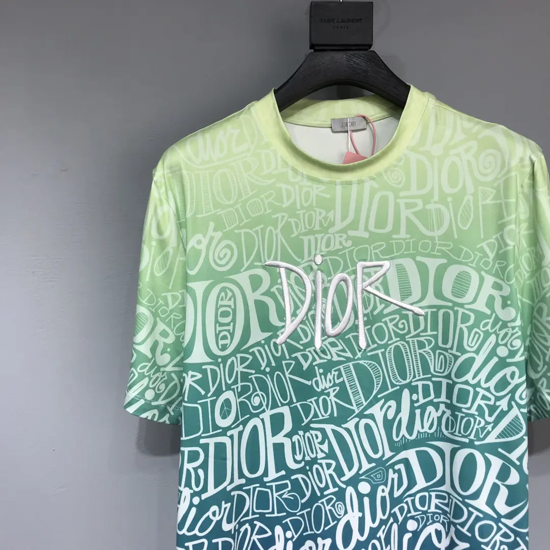 BAPE Ombré Camo Green-Blue Gradient T-Shirt