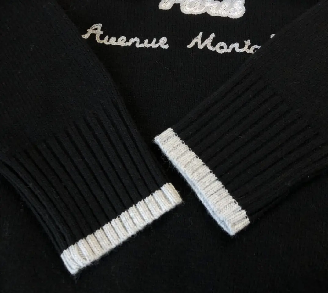 Black Athlétique Aurora Mondragon Crew Neck Sweatshirt